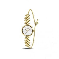 ساعة نسائي ذهبي أطار اساوره