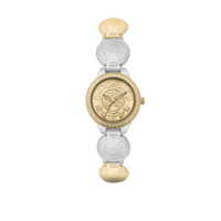 ساعة نسائية مدمج ذهبي بأسم المملكة العربية السعودي...