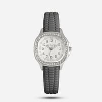 ساعة نسائية ماركة DI CAPRI لون رصاصي ميناء ابيض