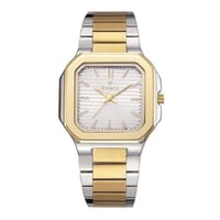 ساعة رجالية كوارتز لونين ميناء أبيض