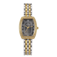 ساعة مستطيلة مينا رمادي