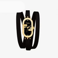 ساعة نسائية مستطيلة سوداء من CATERA