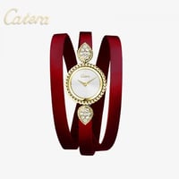 ساعة نسائية Bouchron كاجول احمر و ذهبي