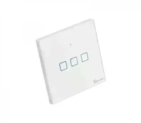 مفتاح كهربائي ذكي ثلاثي سلكي ولاسلكي - T3UK1C-TX