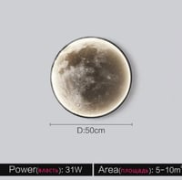 إضاءة القمر الجدارية