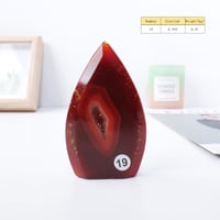 حجر العقيق الأحمر الطبيعي - مجموعة 1