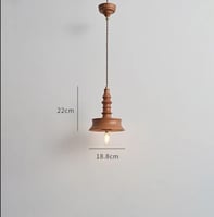 إضاءة معلقة خشبية