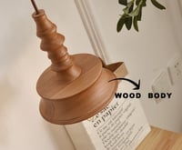 إضاءة معلقة خشبية