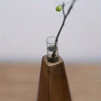 مزهرية خشبية - ستايل وابي سابي