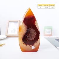 حجر العقيق الأحمر الطبيعي - مجموعة 2