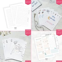 أوراق تعبئة غير مؤرخة - تصميم منجز بإسمك