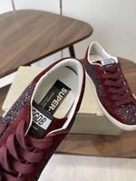 Women's Super-Star LTD in cherry glitter with cher...