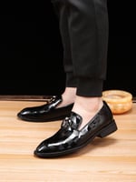 حذاء LV اسود ( رسمي )