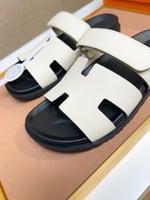 صندل هيرمز ( ابيض . اسود )