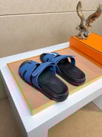 صندل هيرمز ( ازرق . ابيض )