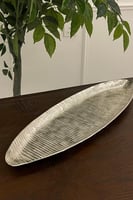 صينية فضي بيضاوي