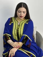 غيوم ( كريب + شيفون مخمل )