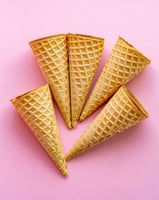 ‎كرتون بسكويت آيس كريم وافل المويس 204 حبه-ملاحظة...