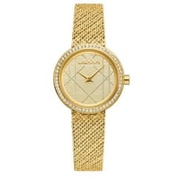 ساعة نسائية ستيل لون ذهبي LADOUN