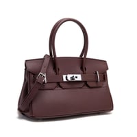 شنطة نسائية لون عنابي من لادون