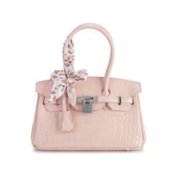 شنطة نسائية لون وردي من لادون