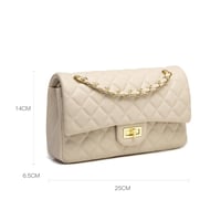 شنطة نسائية لون بيج من لادون