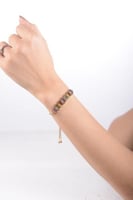 أسوارة نسائية لون ذهبي من لادون