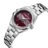 ساعة نسائية ستيل لون فضي منلادون