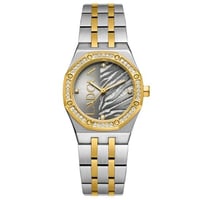 ساعة نسائية ستيل لون ذهبي و فضي من لادون