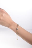 أسوارة نسائية لون ذهبي من لادون