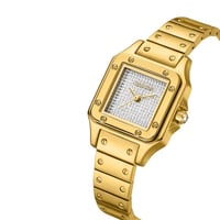 ساعة نسائية ستيل لون ذهبي من لادون