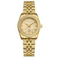 ساعة نسائية ستيل لون ذهبي من لادون