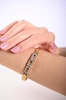 أسوارة نسائية لون ذهبي من لادون