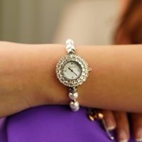 ساعة نسائية ستيل لون روز من لادون