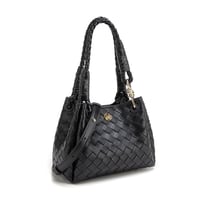 شنطة نسائية لون أسود من لادون