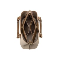 شنطة نسائية لون كاكي من لادون