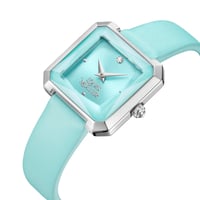 ساعة نسائية جلد - لون تركواز - LOUIS MULLER