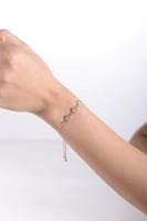 أسوارة نسائية لون ذهبي من لادون