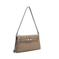 شنطة نسائية لون كاكي من لادون