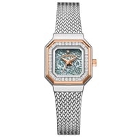 ساعة نسائية ستيل لون فضي و روز من لادون