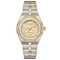 ساعة نسائية ستيل لون ذهبي و فضي من لادون