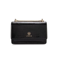 شنطة نسائية لون اسود من لادون