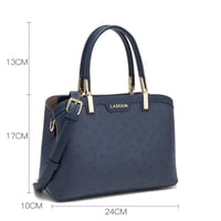 شنطة نسائية لون أزرق من لادون