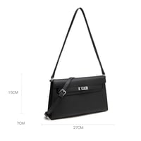 شنطة نسائية لون أسود من لادون