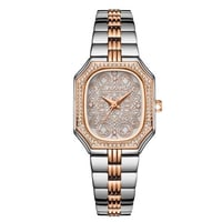 ساعة نسائية ستيل - لون فضي و روز - LADOUN