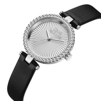 ساعة نسائية فاخرة بتصميم عصري من لويز ميلر بسوار أ...