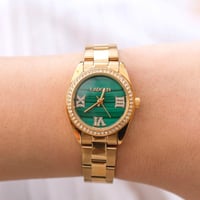 ساعة نسائية ستيل لون ذهبي من لادون