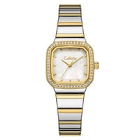 ساعة نسائية من لادون بلون فضي و ذهبي