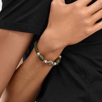 أسوارة رجالية - لون زيتي - لادون