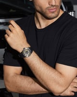 ساعة رجالية ربل لون أسود ROBERTO BENANNI